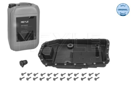 Article set, automatic oil change