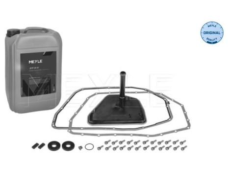 Article set, automatic oil change