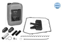 Article set, automatic oil change