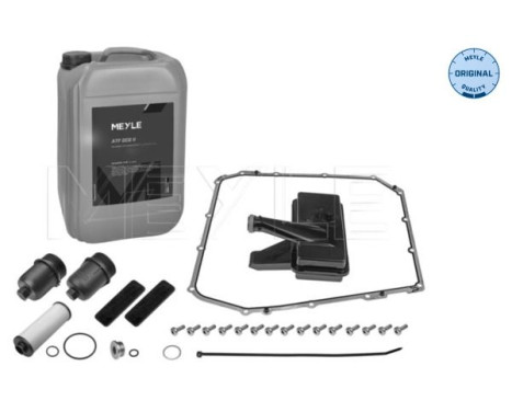 Article set, automatic oil change