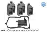 Article set, automatic oil change