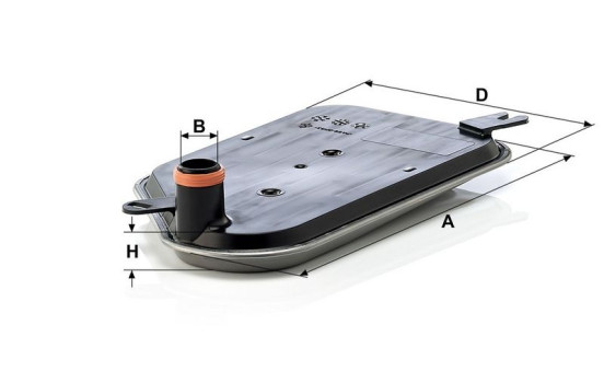 Hydraulic Filter, automatic transmission H 2826 KIT Mann, Image 3