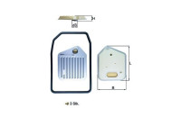 Hydraulic Filter, automatic transmission HX 163KIT Mahle