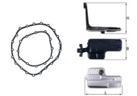 Hydraulic filter, automatic transmission HX 192D Mahle