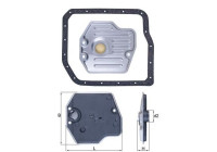 Hydraulic filter, automatic transmission HX 245D Mahle