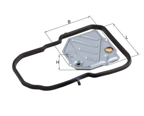 Hydraulic Filter, automatic transmission HX 46D1 Mahle, Image 4