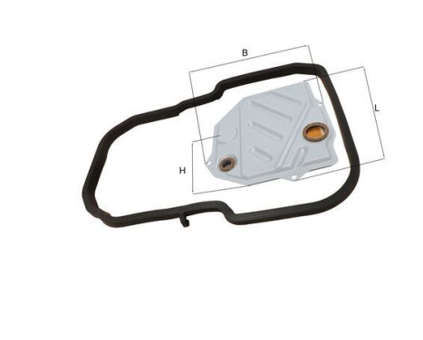 Hydraulic Filter, automatic transmission HX 46D1 Mahle, Image 4