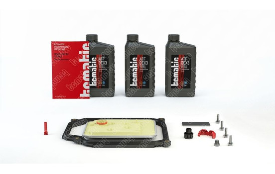 Parts kit, oil change of automatic gearbox