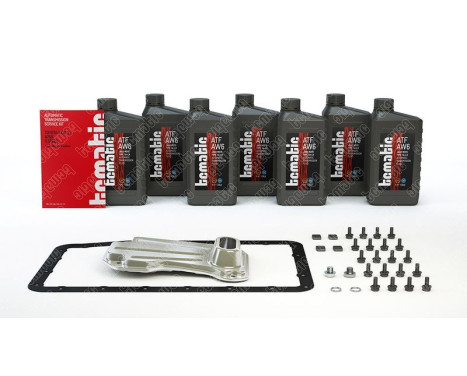 Parts kit, oil change of automatic gearbox
