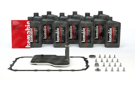 Parts kit, oil change of automatic gearbox