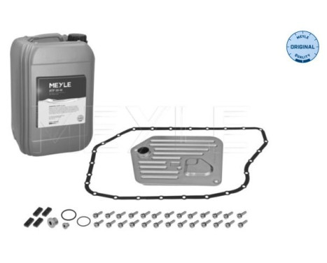 Parts set, oil change of automatic gearbox