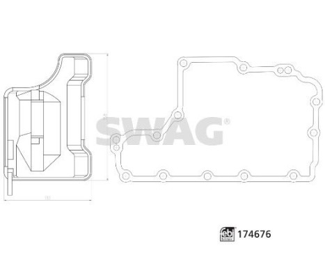 Transmission oil filter set, Image 3