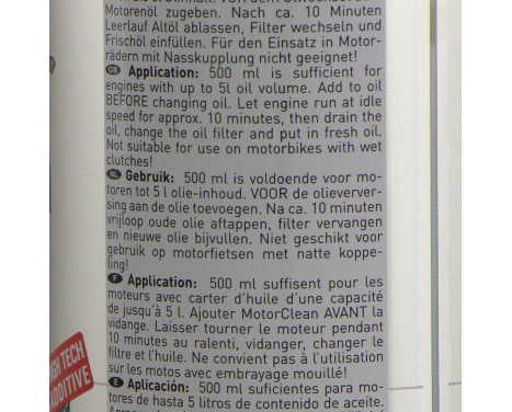 Liqui Moly Motor Cleaner Engine Flush 500 mL 1019