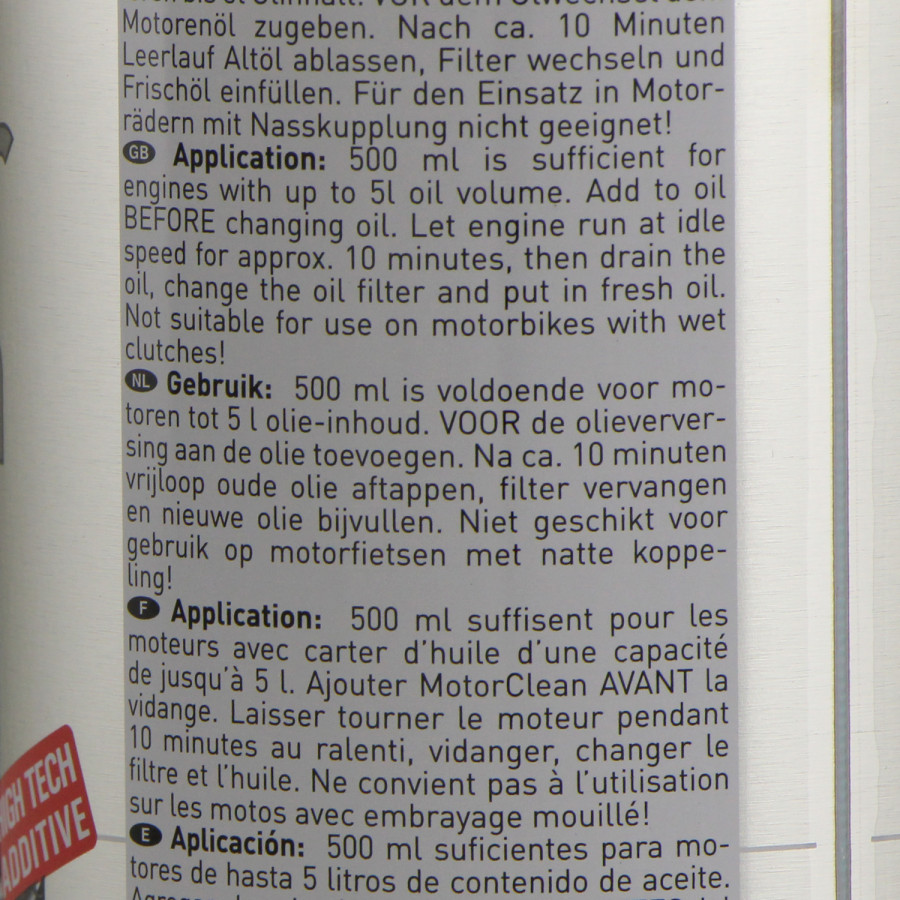 Liqui Moly Engine Flush Instructions