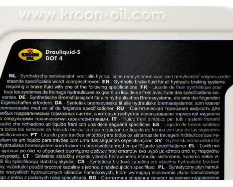 Brake fluid Kroon-Oil DOT 4 LV 1L, Image 2