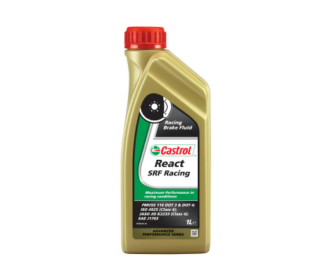 Castgrol Brake Fluid React SRF Racing DOT 4 1L, Image 4