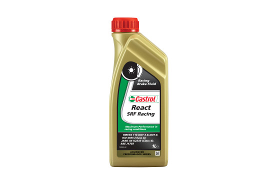 Castgrol Brake Fluid React SRF Racing DOT 4 1L, Image 4