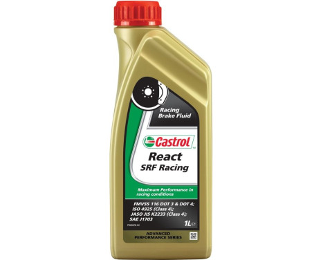 Castgrol Brake Fluid React SRF Racing DOT 4 1L, Image 5