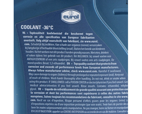 Discount package Eurol Coolant BS 6580 -36°C 3 x 1L, Image 3