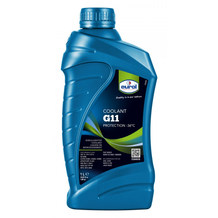 Eurol Coolant G11 36 1L Winparts.ie Engine coolant
