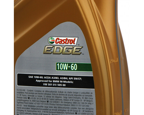 Engine oil Castrol Edge Supercar 10W60 A3/B3 1L, Image 3