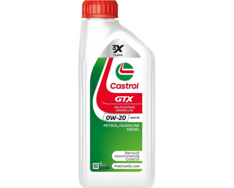 Engine oil Castrol GTX 0W-20 RN17 FE 1L, Image 2