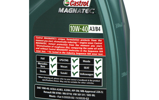 Engine oil Castrol Magnatec 10W40 A3/B4 1L, Image 3
