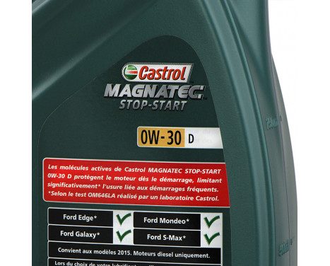 Engine oil Castrol Magnatec Stop-Start 0W30 D 1L, Image 5