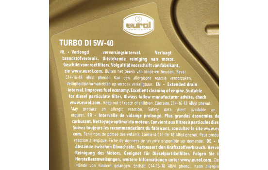 Engine oil Eurol Turbo DI 5W40 C3 1L, Image 3