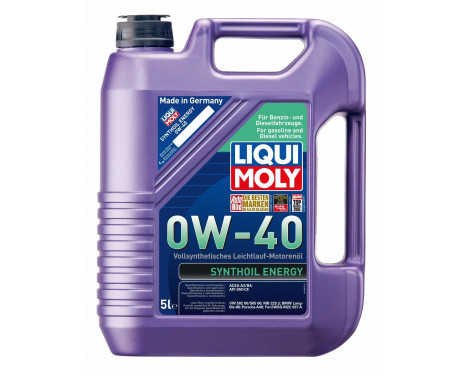 Engine oil Liqui Moly Synthoil Energy 0W40 A3/B4 5L