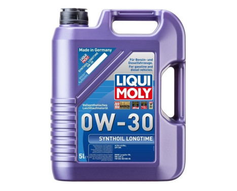 Engine oil Liqui Moly Synthoil Longtime 0W30 A3/B4 5L, Image 2