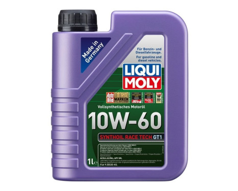 Engine oil Liqui Moly Synthoil Race Tech Gt1 10W60 A3/B4 1L, Image 2