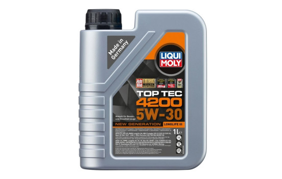 Engine oil Liqui Moly Top Tec 4200 5W30 C3 1L, Image 2