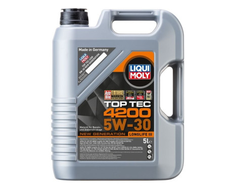 Engine oil Liqui Moly Top Tec 4200 5W30 C3 5L, Image 3