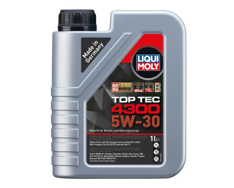 Engine oil Liqui Moly Top Tec 4300 5W30 C2 1L, Image 2