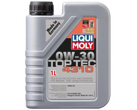 Engine oil Liqui Moly TOP TEC 4310 0W30 C2 1L