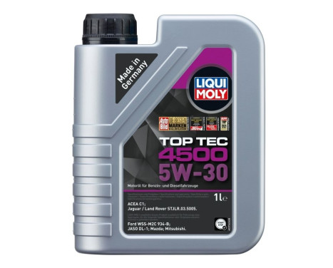 Engine oil Liqui Moly Top Tec 4500 5W30 C1 1L, Image 2