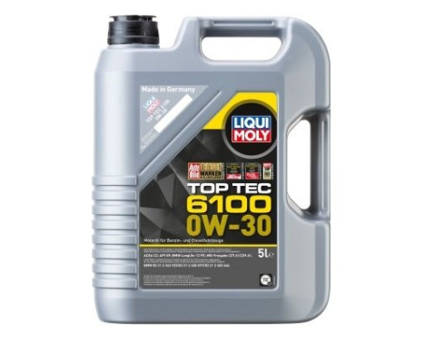 Engine oil Liqui Moly Top Tec 6100 0W30 C2 5L, Image 2