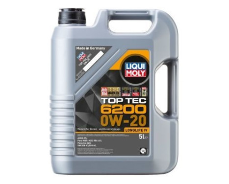 Engine oil Liqui Moly Top Tec 6200 0W-20 C5 5L, Image 2