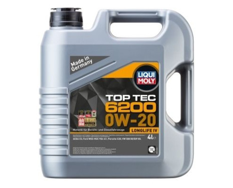Engine oil Liqui Moly Top Tec 6200 0W20 C5 4L