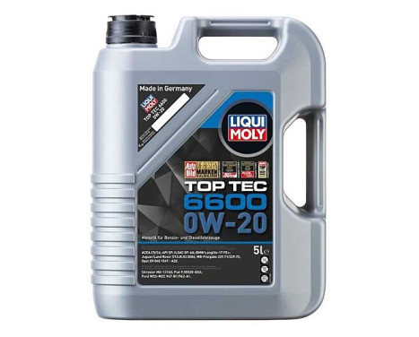 Engine oil Liqui Moly Top Tec 6600 0W-20 C5 5L