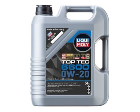 Engine oil Liqui Moly Top Tec 6600 0W-20 C5 5L, Image 2