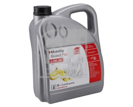 Motor oil Febi SAE 5W-30 HC-FO A1/B1 5L, Image 2