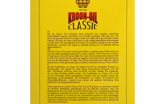 Motor oil Kroon-Oil Classic Multigrade 20W50 1L, Image 2