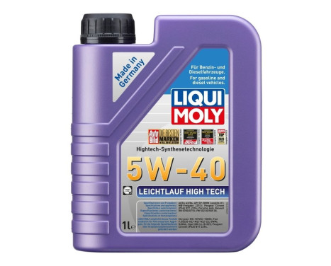 Motor oil Liqui Moly Leichtlauf High Tech 5W40 A3/B4 1L, Image 2