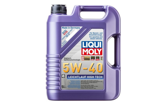 Motor oil Liqui Moly Leichtlauf High Tech 5W40 A3/B4 5L
