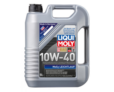 Motor oil Liqui Moly Mos2 Leichtlauf 10W40 A3/B4 5L