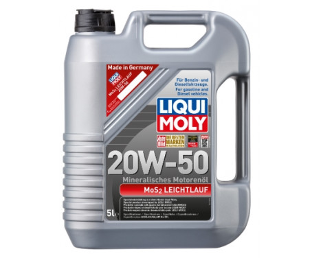 Motor Oil Liqui Moly Mos2 Low Viscosity 20W50 A3/B4 5L