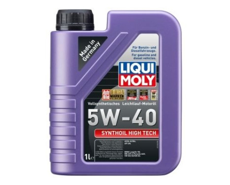 Motor oil Liqui Moly Synthoil High Tech 5W40 A3/B4 1L, Image 2