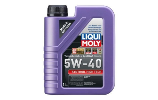 Motor oil Liqui Moly Synthoil High Tech 5W40 A3/B4 1L, Image 2